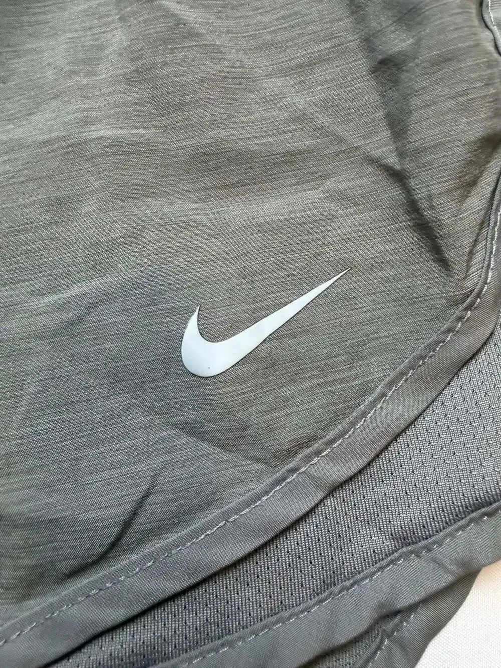 Nike Women's Dri-FIT Tempo Brief-Lined Running Shorts grey size medium